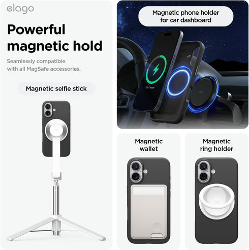 elago iPhone 16 Case Magnetic Liquid Silicone (MagSafe)